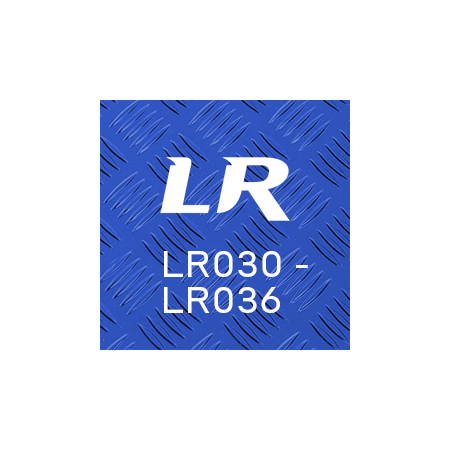 Part Numbers from LR030 to LR036