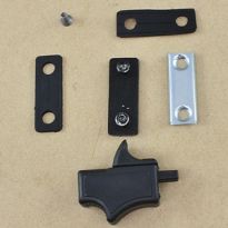 Left Hand Rear Cab Sliding Window Catch - 5mm Glass | Defender