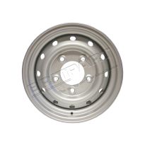 Steel Wheel - Heavy Duty - 16 X 6.5J - Wolf Style - Silver | Defender