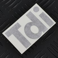 Light Grey Front Wing Decal - Tdi | Defender 1987-2006