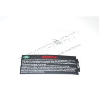 Differential Lock Information Label - Fuse Box Cover | Defender 1987-2006