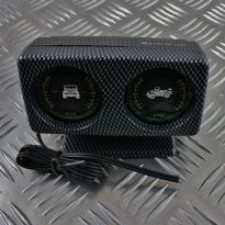 Incline Land Meter - Double - Carbon Fibre Effect