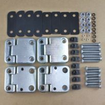 Hinge Kit - Zinc Plated - Front Row Doors - X4 | Ser 3 - Def