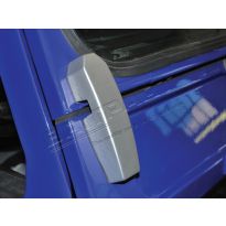 Billet Ali Windscreen Brackets - Pair - Silver Anodised Finish | Def