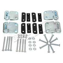 Hinge Kit - 2nd Row Doors - Zinc | Defender - Series 3