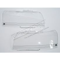 Headlight Protectors - Front - Acrylic - Pair | Freelander 2
