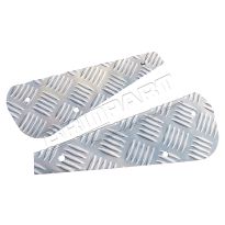 Mudflap Brackets - Heavy Duty - Natural Aluminium - Pair | Defender