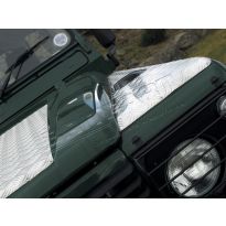 Protection Panel - Bonnet - Chequer Plate Ali | Defender