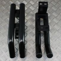 Bumperettes - Rear - Pair - Black | Defender - Series