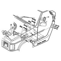 Raised Air Intake - Snorkel Fitment Side - LHS - V8 | Ds1 90-94