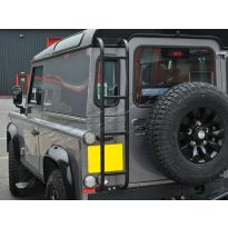 Ladder - Roof Access - Black | Defender 90-110