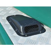 Air Intake Grille - Black Steel - Single - RHS | Defender