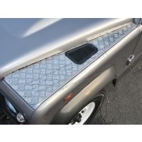 Wing Tops - Aluminium Finish - Pair | Defender