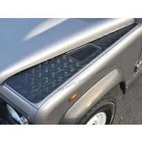 Wing Tops - Satin Black Finish - Pair | Defender