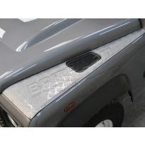 Wing Tops - Silver Finish - Pair | Defender
