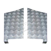 Rear Wing - Pair - Aluminium Finish | Defender 110