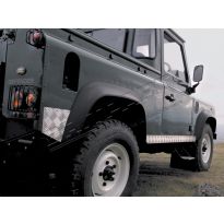 Rear Wing - Pair - Aluminium Finish | Defender 90