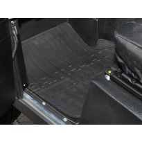 Rubber Mat Set - Front - Pair - Black - RHD | Defender