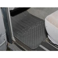 Rubber Mat Set - Front - Pair - Black - RHD | Discovery 1