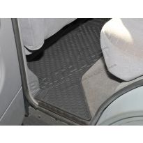 Rubber Mat Set - Rear - Pair - Black - LHD-RHD | Discovery 1