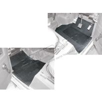 Floor Mat Kit - Rubber - Foam Backing - HD - Front - LT77 | Def