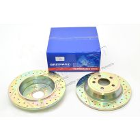 Brake Discs - Britpart Performance - Rear - Solid | Freelander 2 13 On
