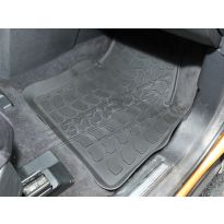 Floor Mat Set - Front & Rear - LHD - Rubber - Black | Freelander 2