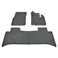 Floor Mat Set - Front & Rear - RHD - Rubber - Black | RR L322 2007 On