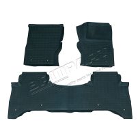 Floor Mat Set - Front & Rear - RHD - Black - Rubber | RR L405