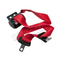 Seat Belt - Red - RH - Front | Defender Truck Cab