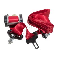 Seat Belt - Outer Rear - Red | Defender Station Wagon