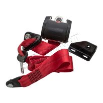 Seat Belt - Front - Red - LH - Td5 On | Defender Station Wagon
