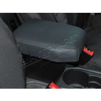 Cubby Box & Armrest - Black Real Leather - RHD | Freelander 2