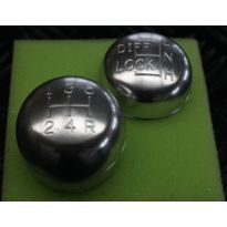 Main & Transfer Gear Lever Set - Replacement - Pair - Adonised | Def