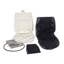 Re-Trim Kit - Outer Seat - No Adhesive Spray - Black Mesh | Defender