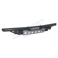 Tubular Winch Bumper - Black | Defender Non-Air-Con