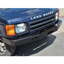 Steel Winch Bumper - Front End - Heavy Duty - Black | Discovery 2