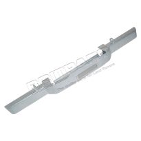 Steel Winch Bumper - Heavy Duty - Black | Defender Non-Air-Con