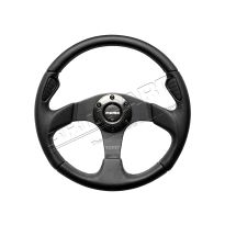 Jet Steering Wheel - Momo - Black Leather - 350mm