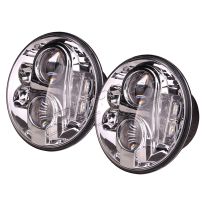 LED Headlights - Britpart Lynx Eye - Pair - LHD | Series - Def - RRC