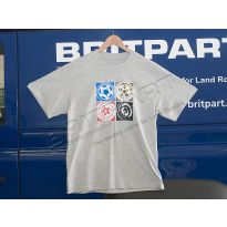 T-Shirt - Wheels Design - Grey - Medium
