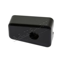 Heater Control Knob - Adonised Aluminium - Black - Single | Defender