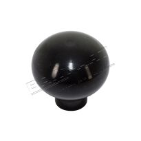 Vent Knob - Adonised Aluminium - Black - Single | Defender Up To 2007
