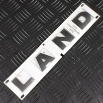 Bonnet Name Plate Decal 'LAND' - Defender, 2007-2016