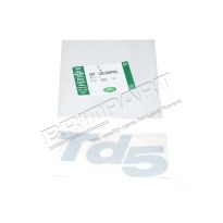 Wing Decal Td5 Badge - Silver | Defender 1987-2006