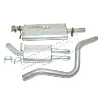Silencers (2) And Tail Pipe - Ds 3.