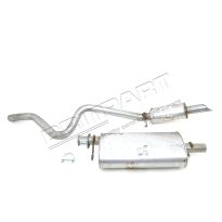 Intermediate & Rear Exhaust Pipe Assembly - 3.9 Rover EFi V8 | Discovery 1