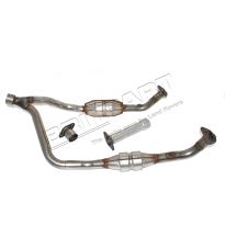 Downpipe and catalytic converter assembly - V8 EFI, 3.5/4.0L | Defender, Discovery 1