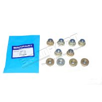 Flanged Nylon-Insert Lock Nut - Steering/Suspension | Defender, Evoque