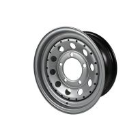 Silver Modular 7X16 Steel Road Whee
